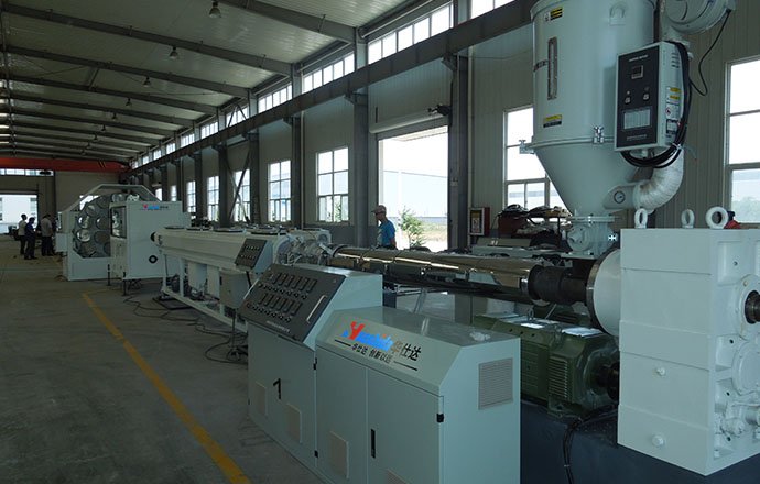 PERT Fiber Reinforced Flexible PU Insulated Pipe Production Line