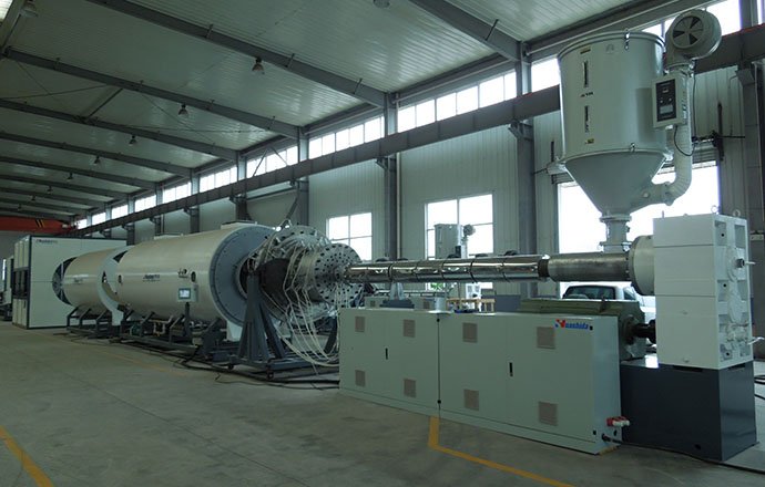 HDPE Jacket Extrusion Line for PU Foaming Pre-insulated Pipe